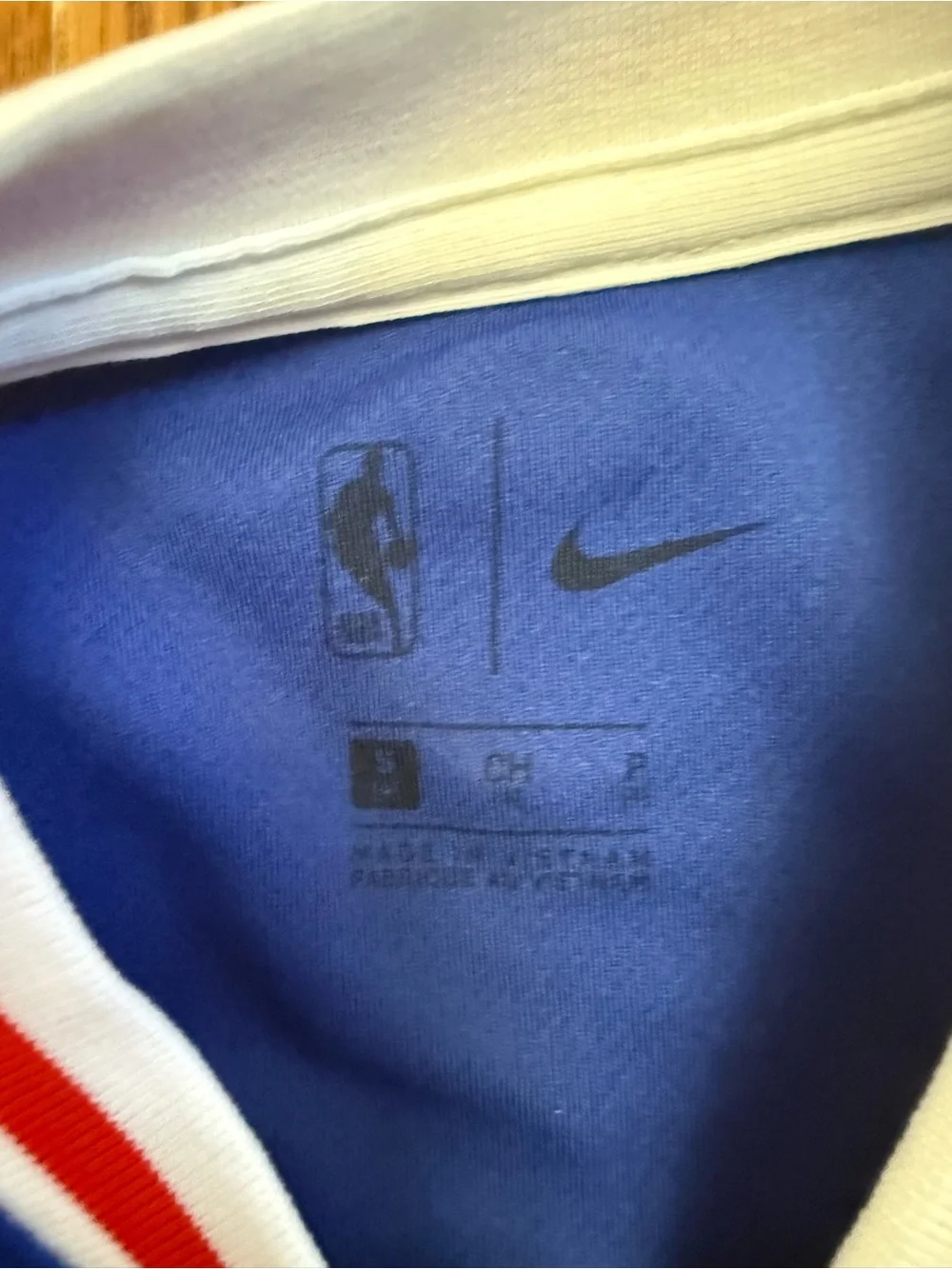 Nike Philadelphia 76ers Joel Embiid #21 Icon Jersey Youth Small S Blue Sixers